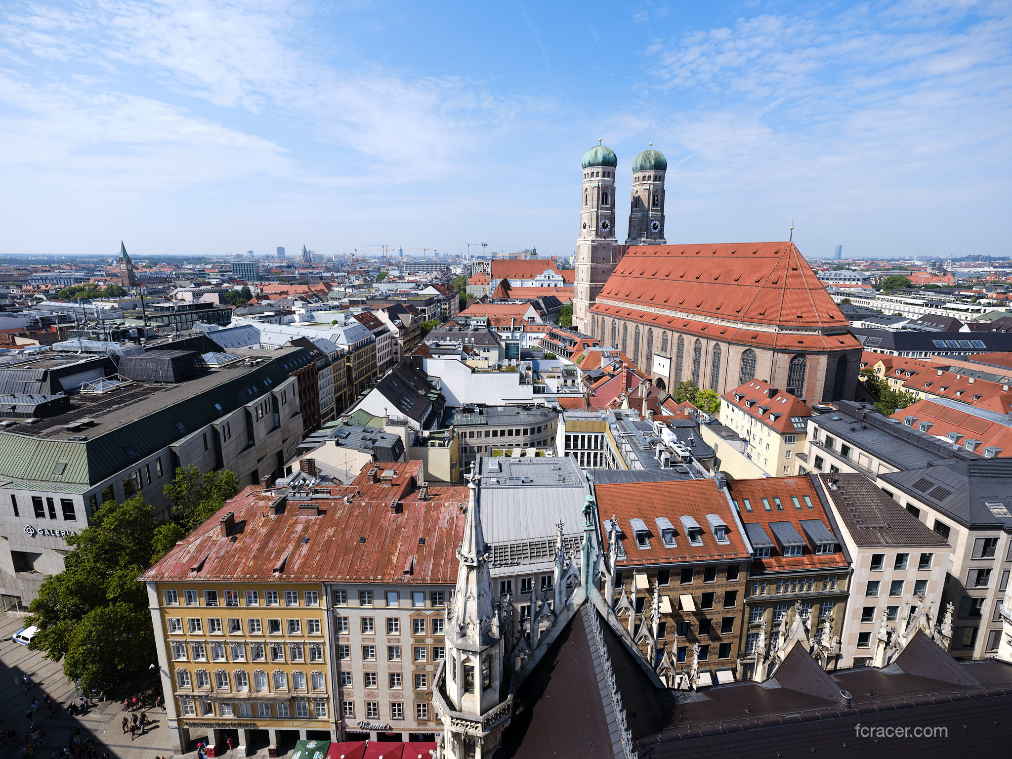 Munich Old Town from New Town Hall Tower