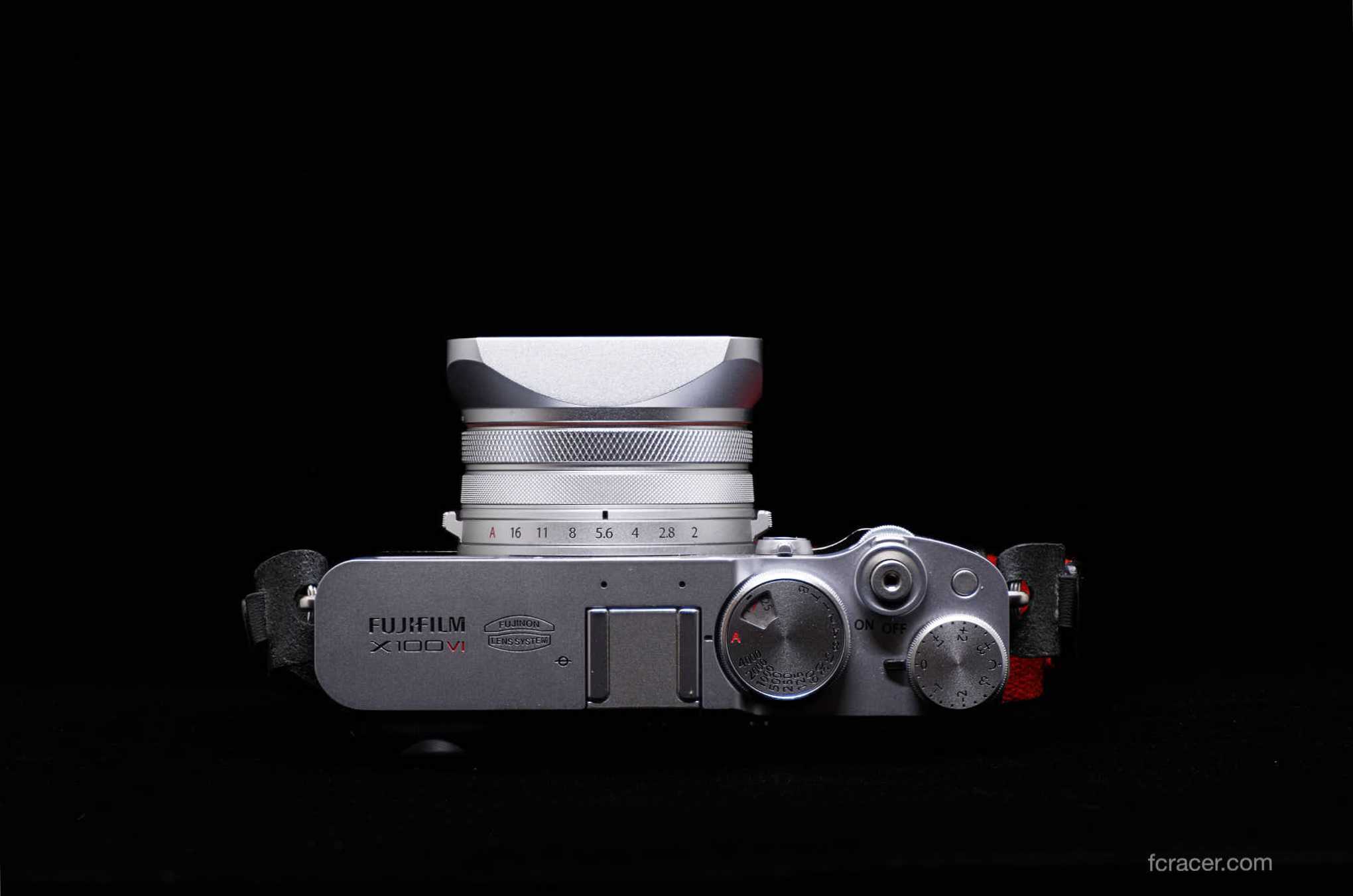 Silver X100VI Top View