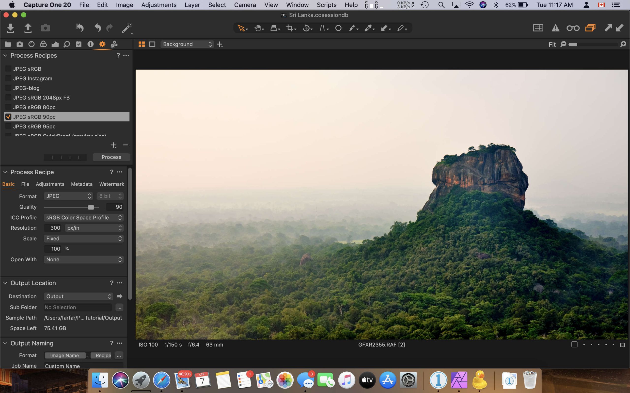 Capture One how to rescue an image