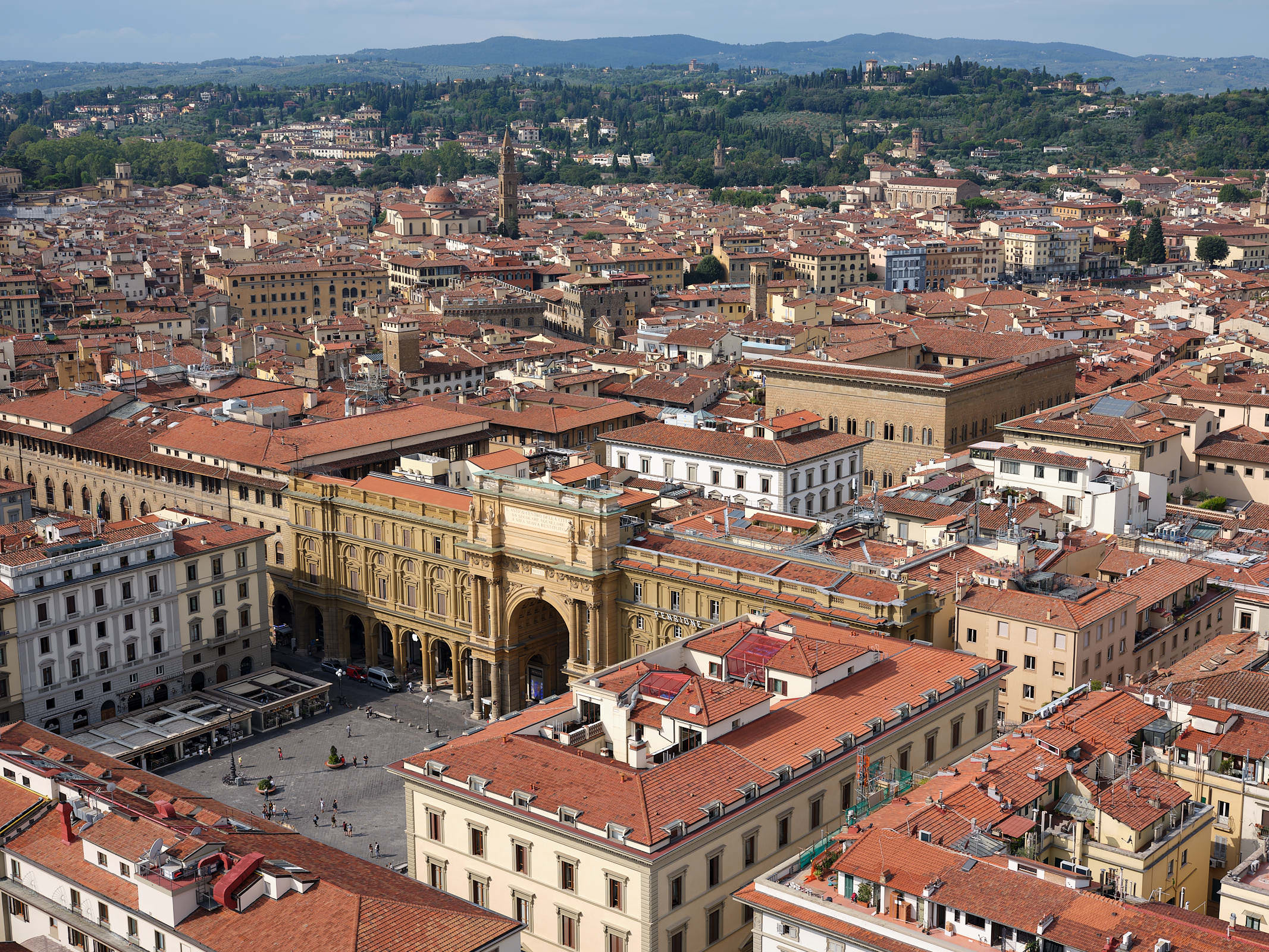 City view from Giotto\'s Bell Tower Florence