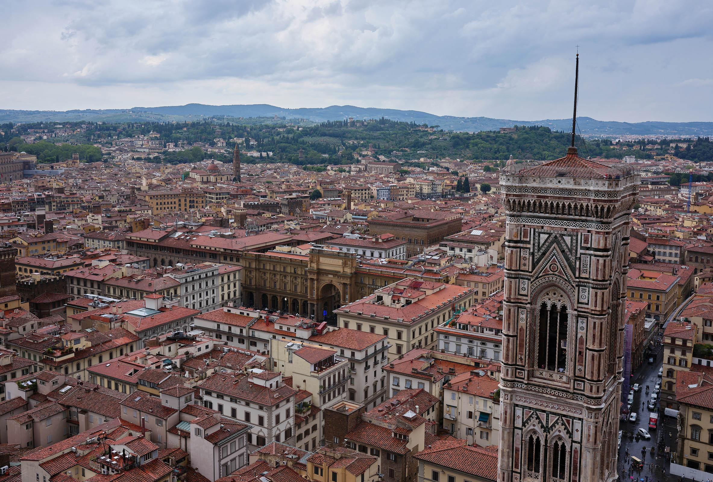 City view from top of Duomo Florence