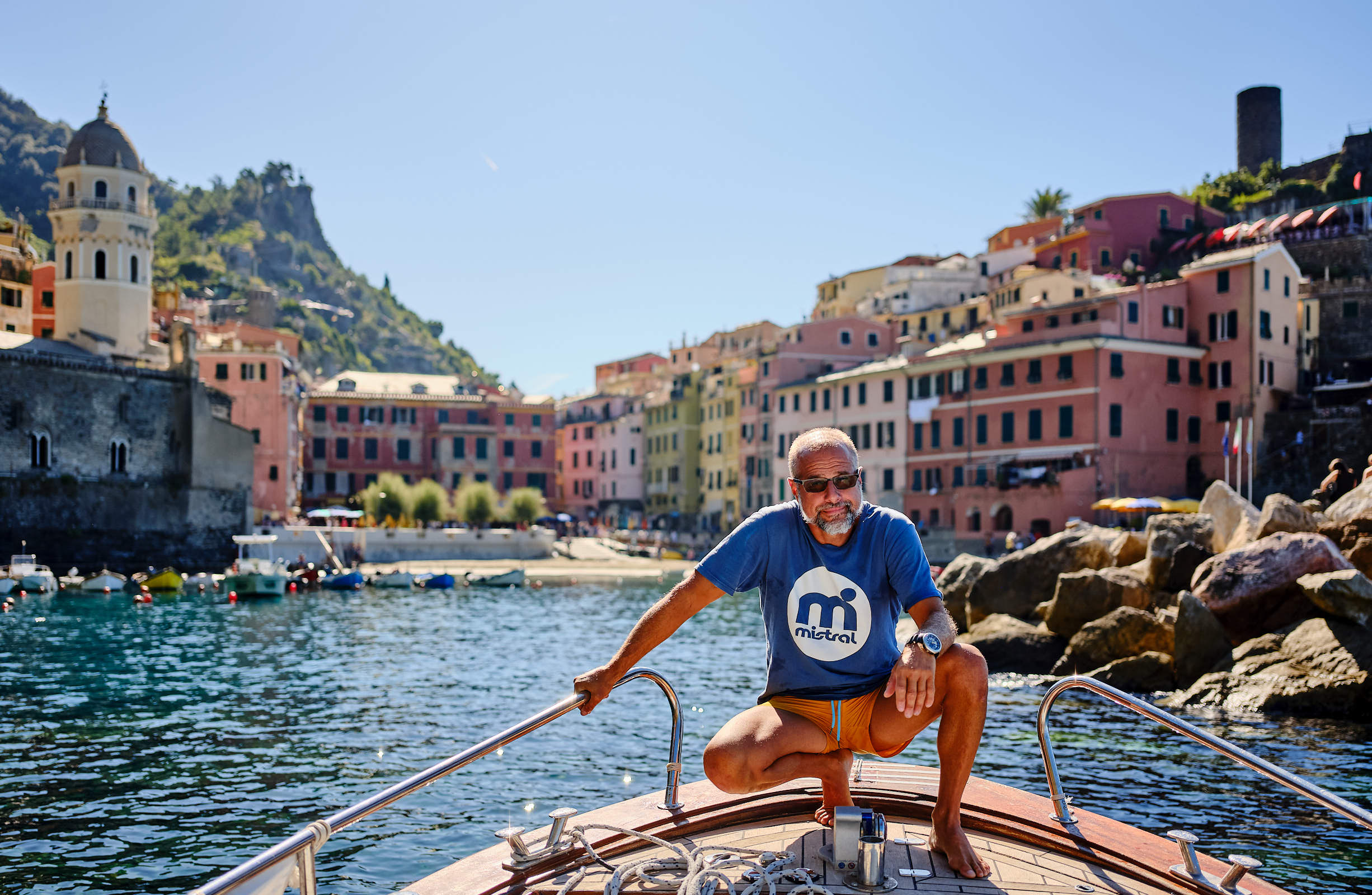 Captain Cosimo of BB Cinque Terre Boat Tours