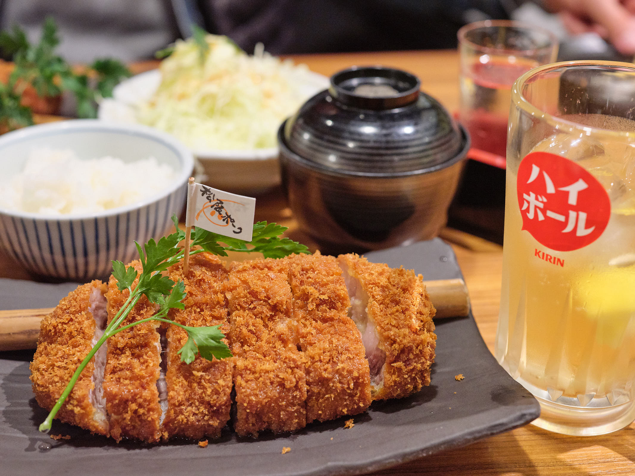 Deep fried pork cutlet, Osaka, Japan