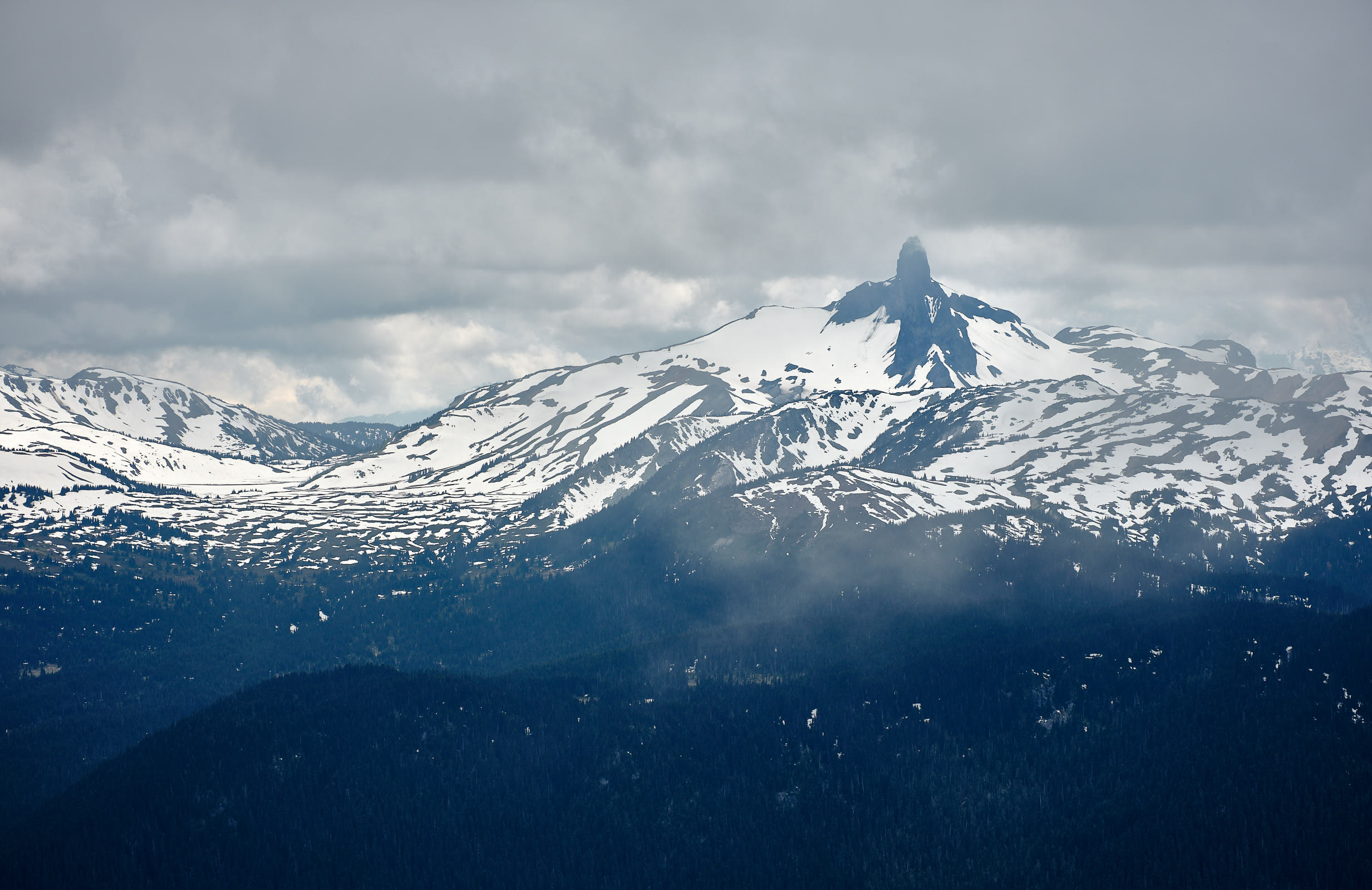 Black Tusk in the clouds, Whistler