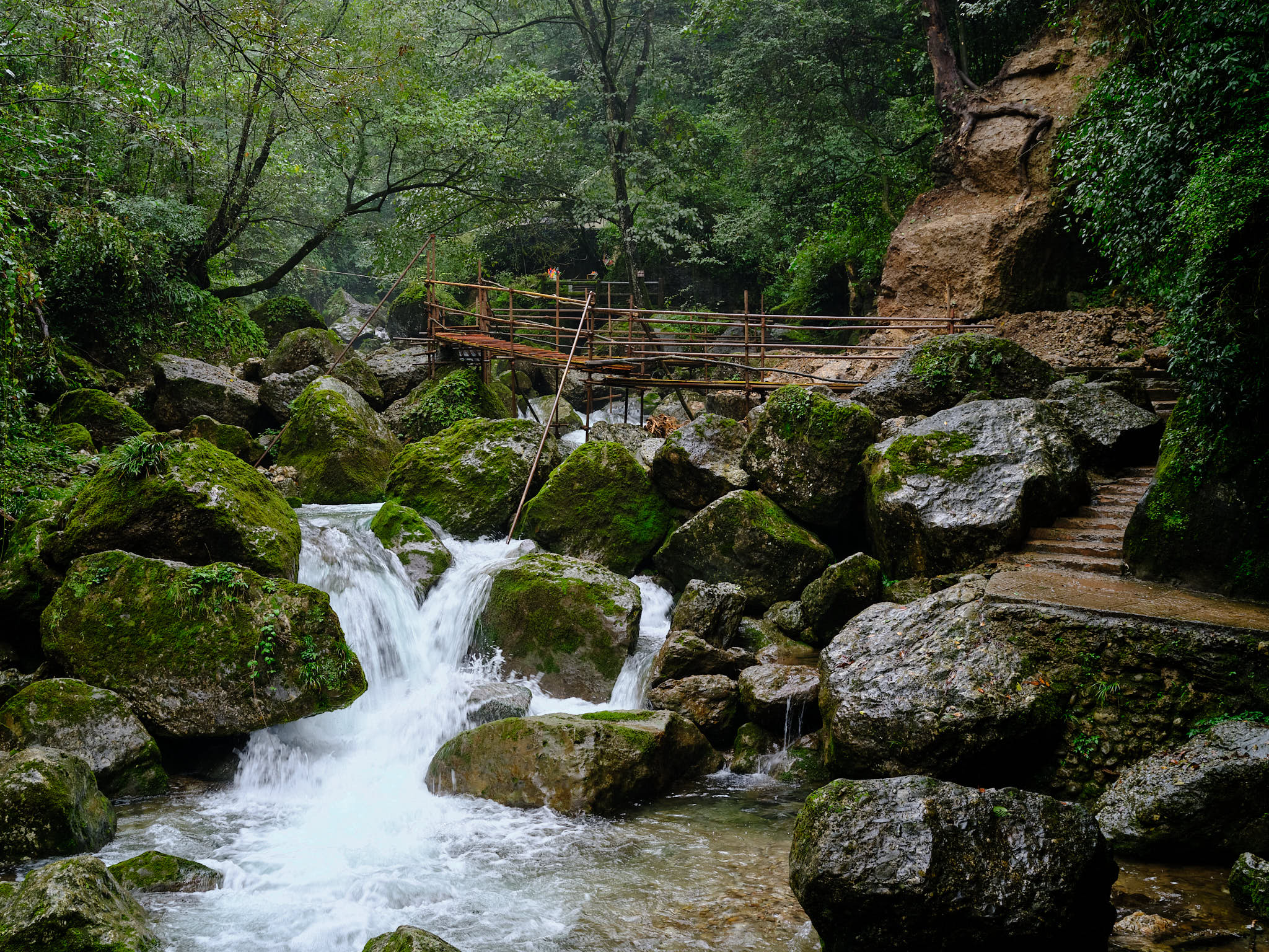 Waterfall at Qingcheng Mountain