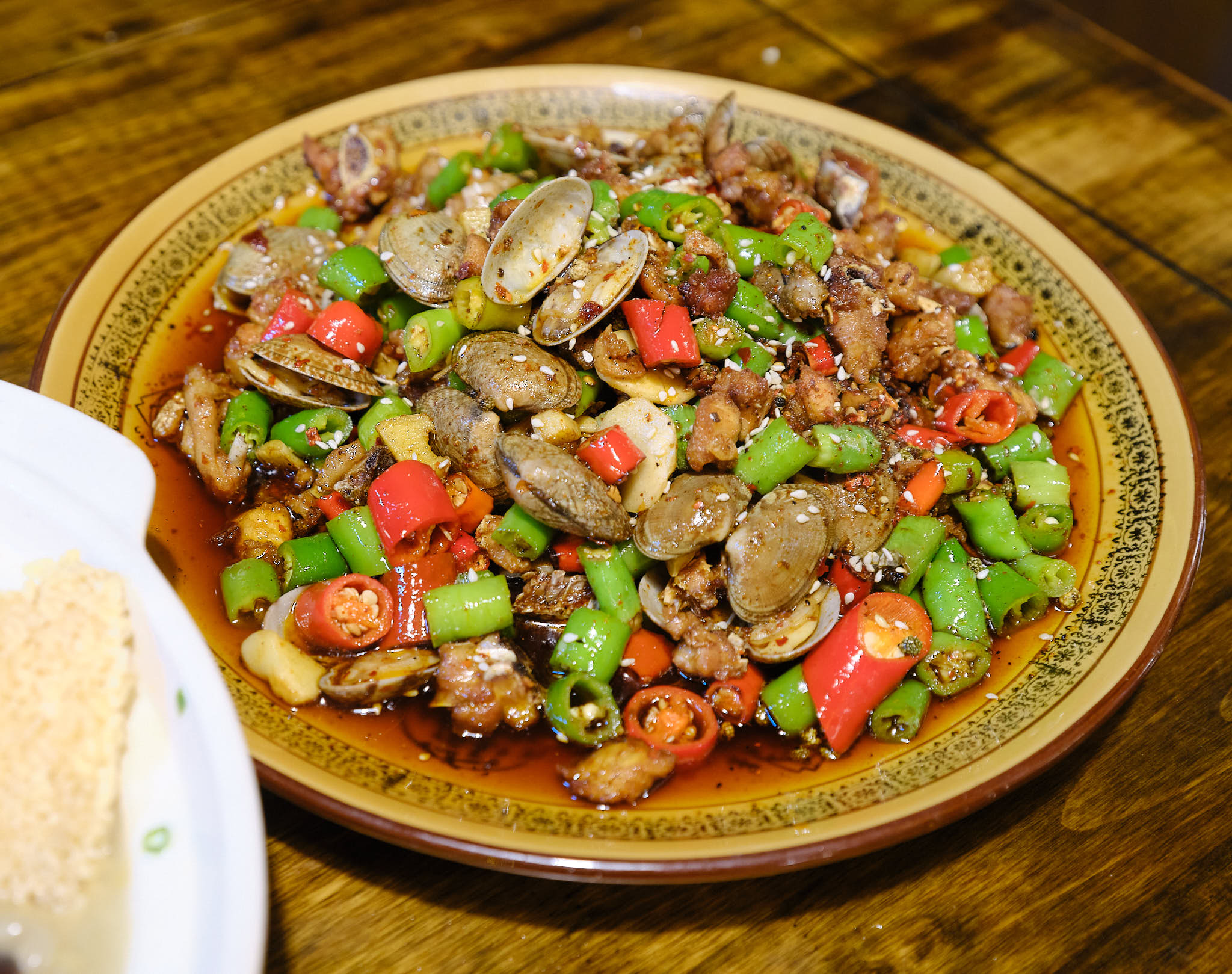 Spicy Chengdu style chicken dish