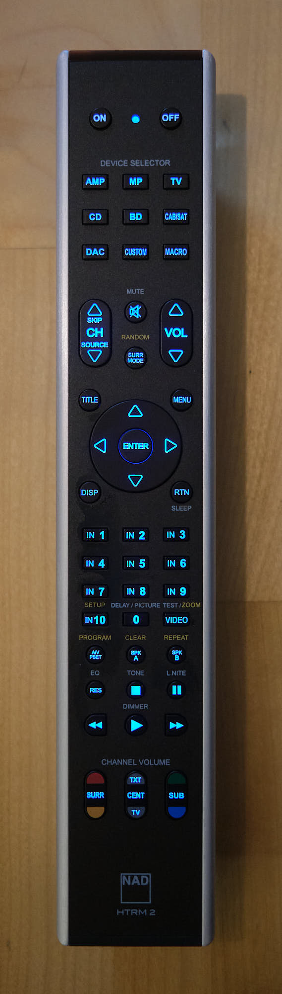 NAD M33 remote control